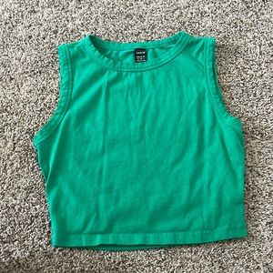 simple comfy bright green tank